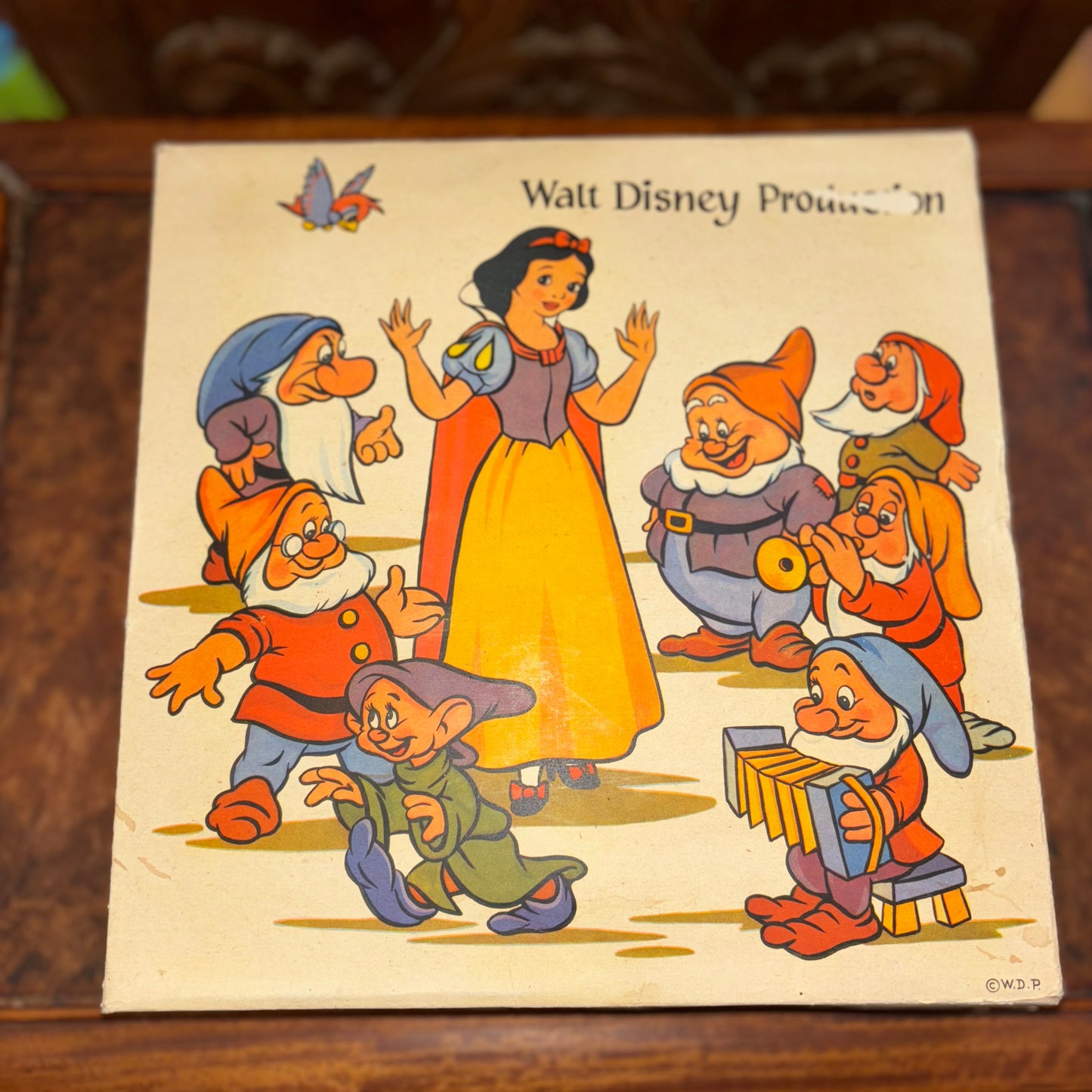 1937 Disney Germany Snow White Seven Dwarfs Christmas Ornaments Candy Containers