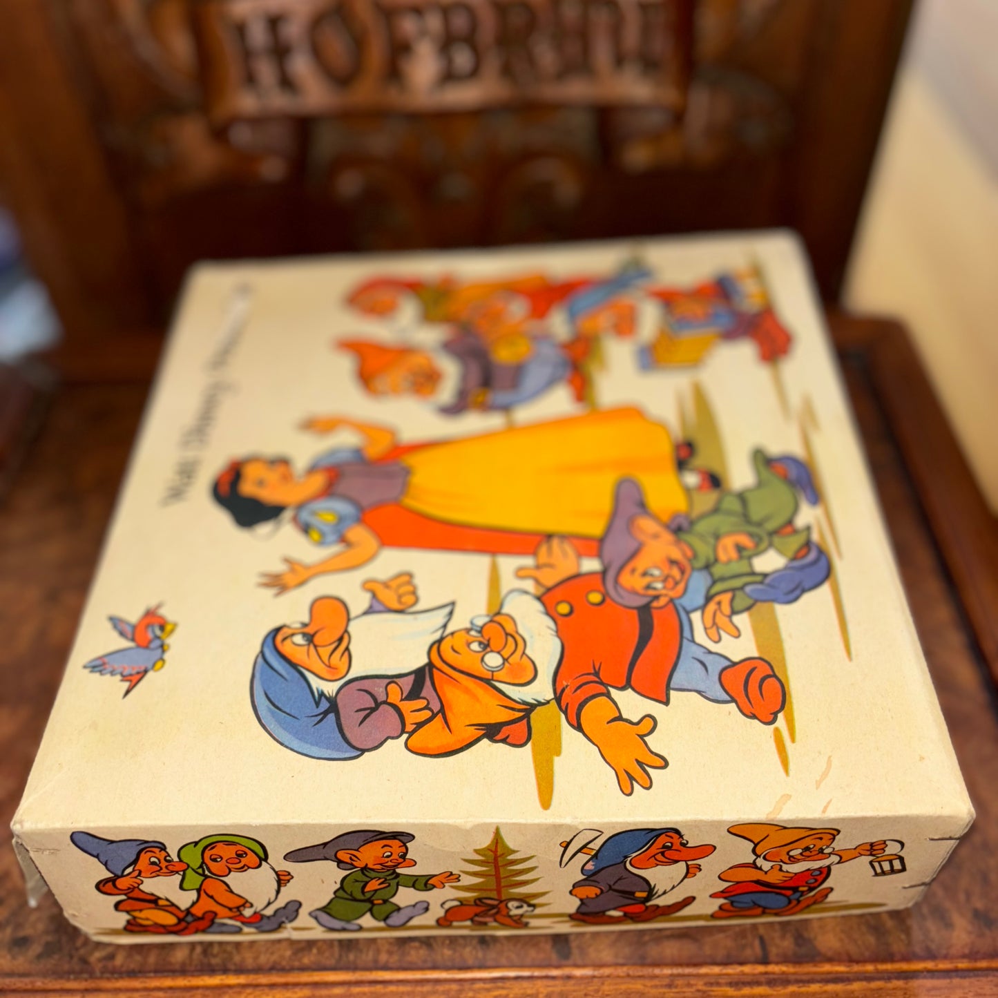 1937 Disney Germany Snow White Seven Dwarfs Christmas Ornaments Candy Containers