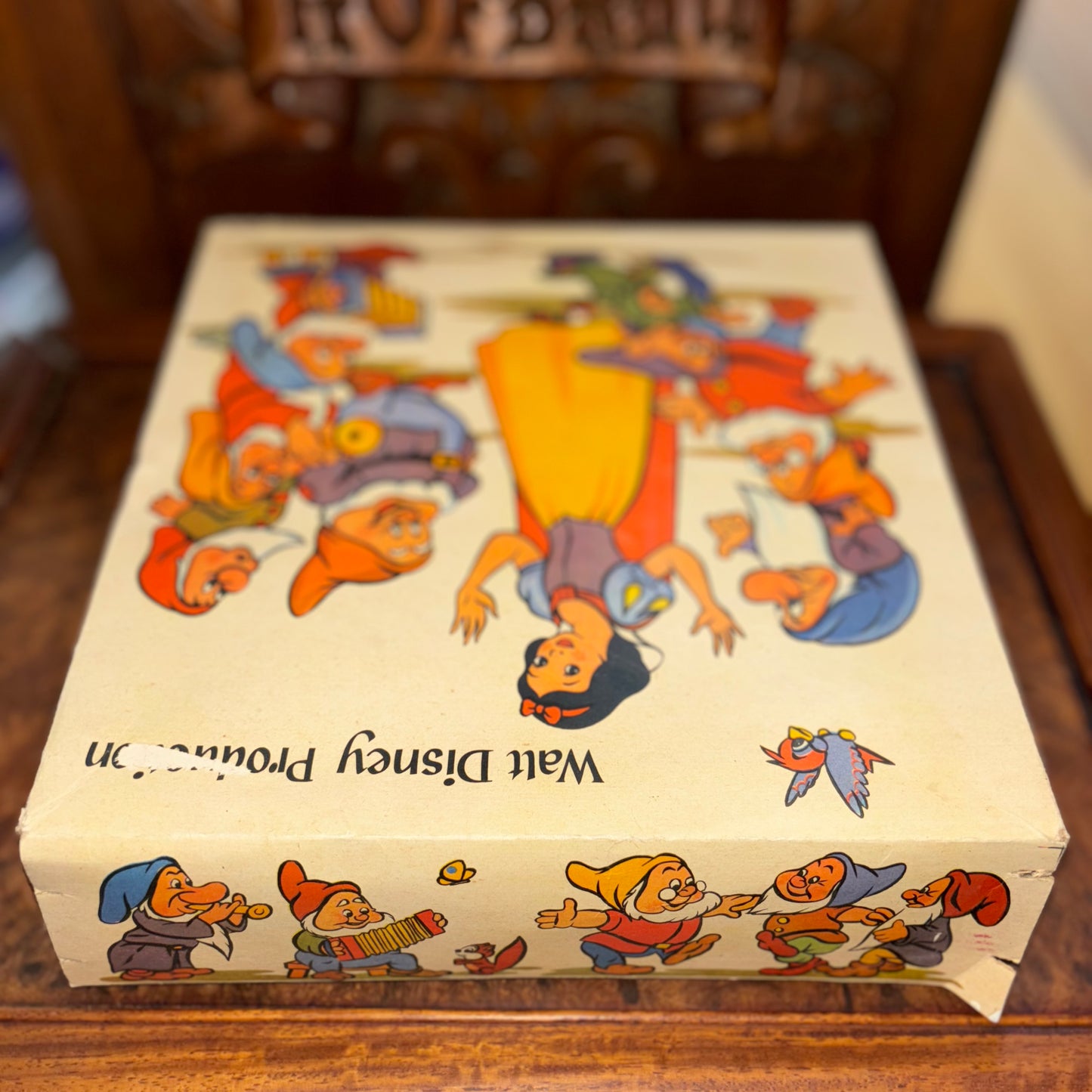 1937 Disney Germany Snow White Seven Dwarfs Christmas Ornaments Candy Containers
