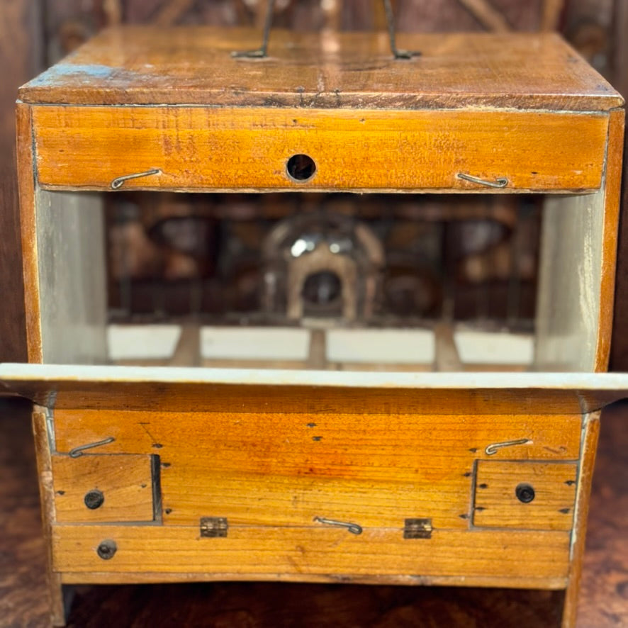 Antique Wooden Bird Cage