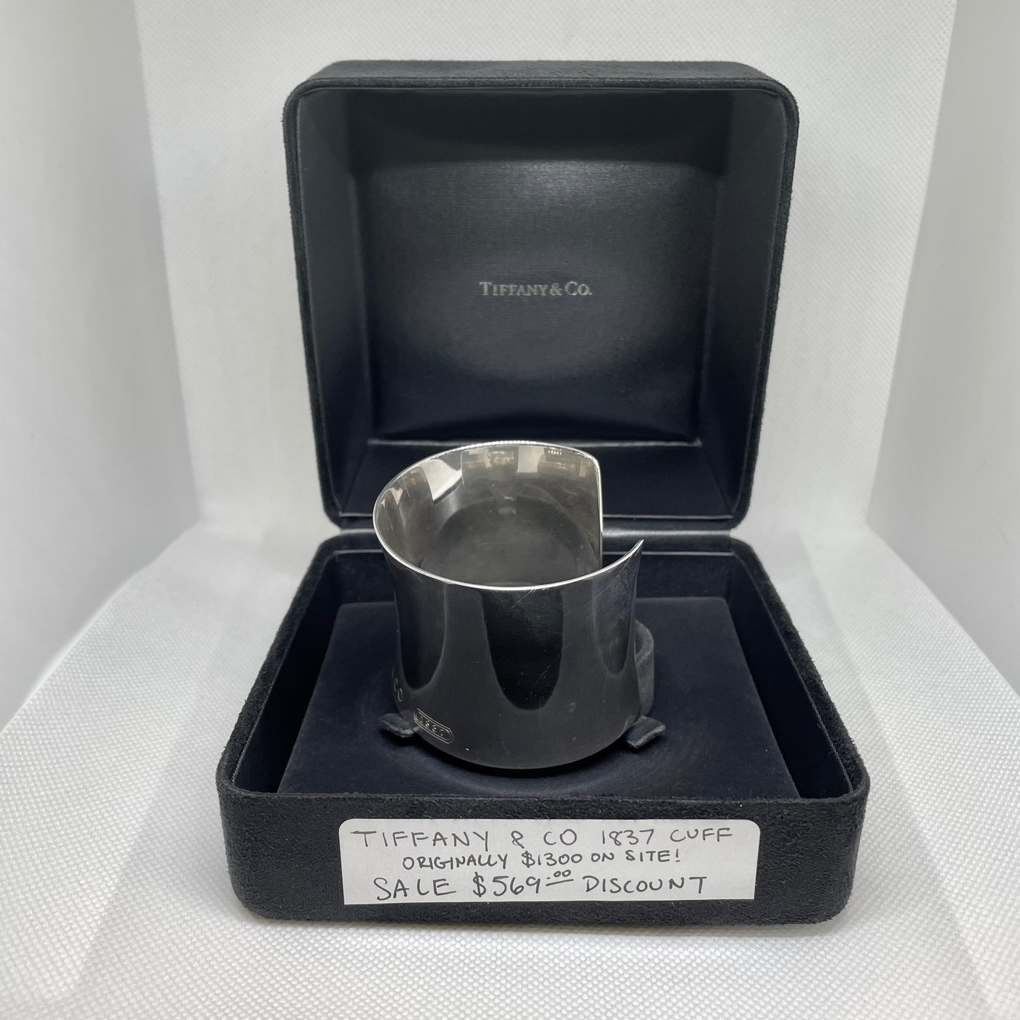 Tiffany & Co. 1837 Sterling Cuff (Comes with original case and Tiffany Box)