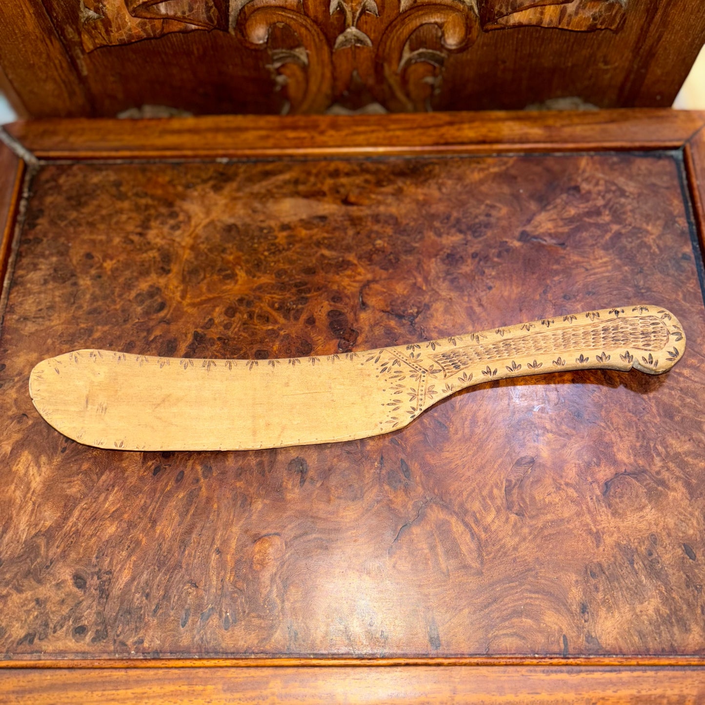 Ancient Primitive Swedish Spatula