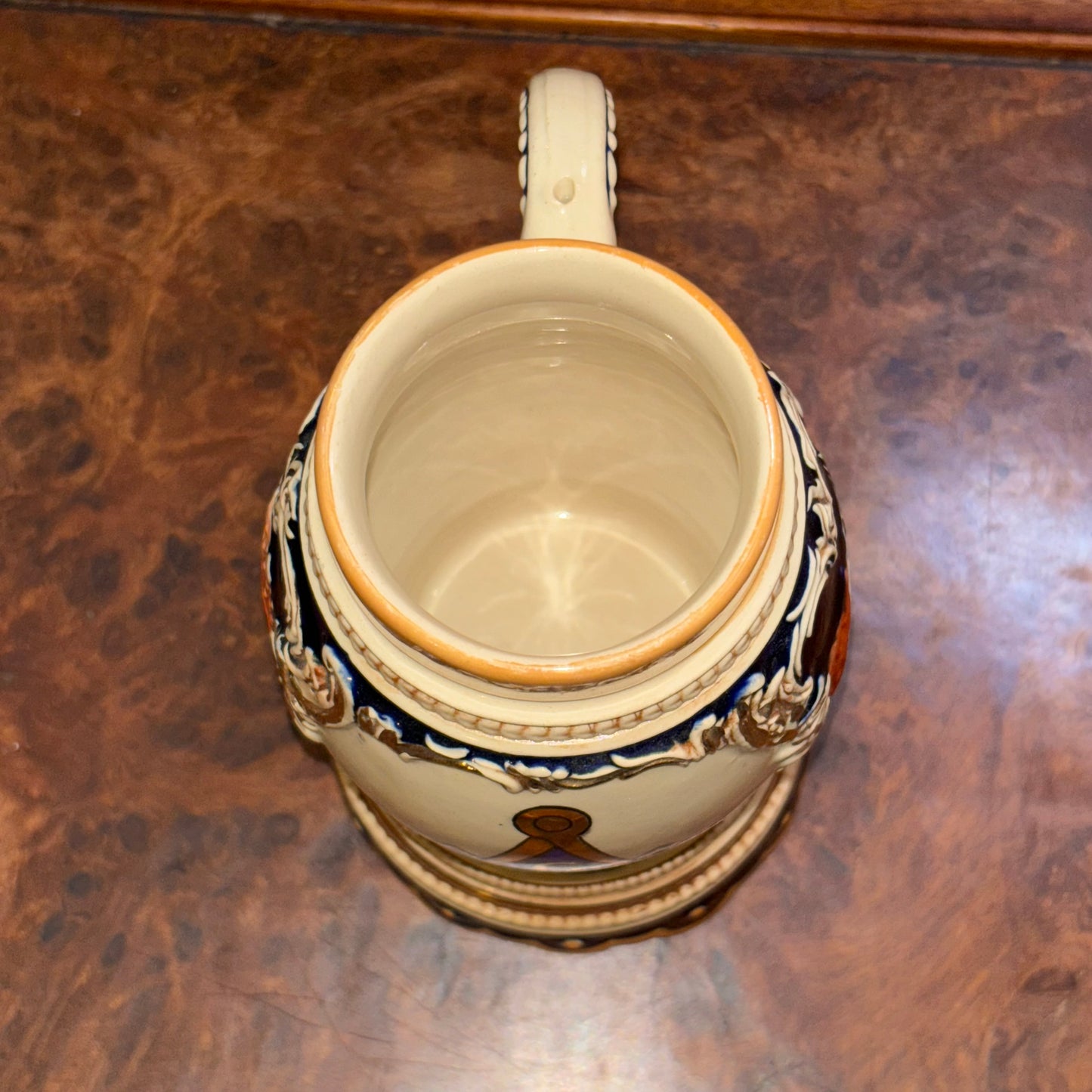 Vintage Masonic German Beer Stein-Marked Lafayette Lodge No. 51 Cup